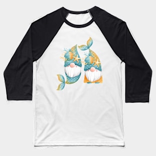 Cute Mermaid Gnomes Mermaid Birthday Mermaid Life Baseball T-Shirt